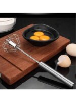 مضرب بيض يدوي ستانلس ستيل